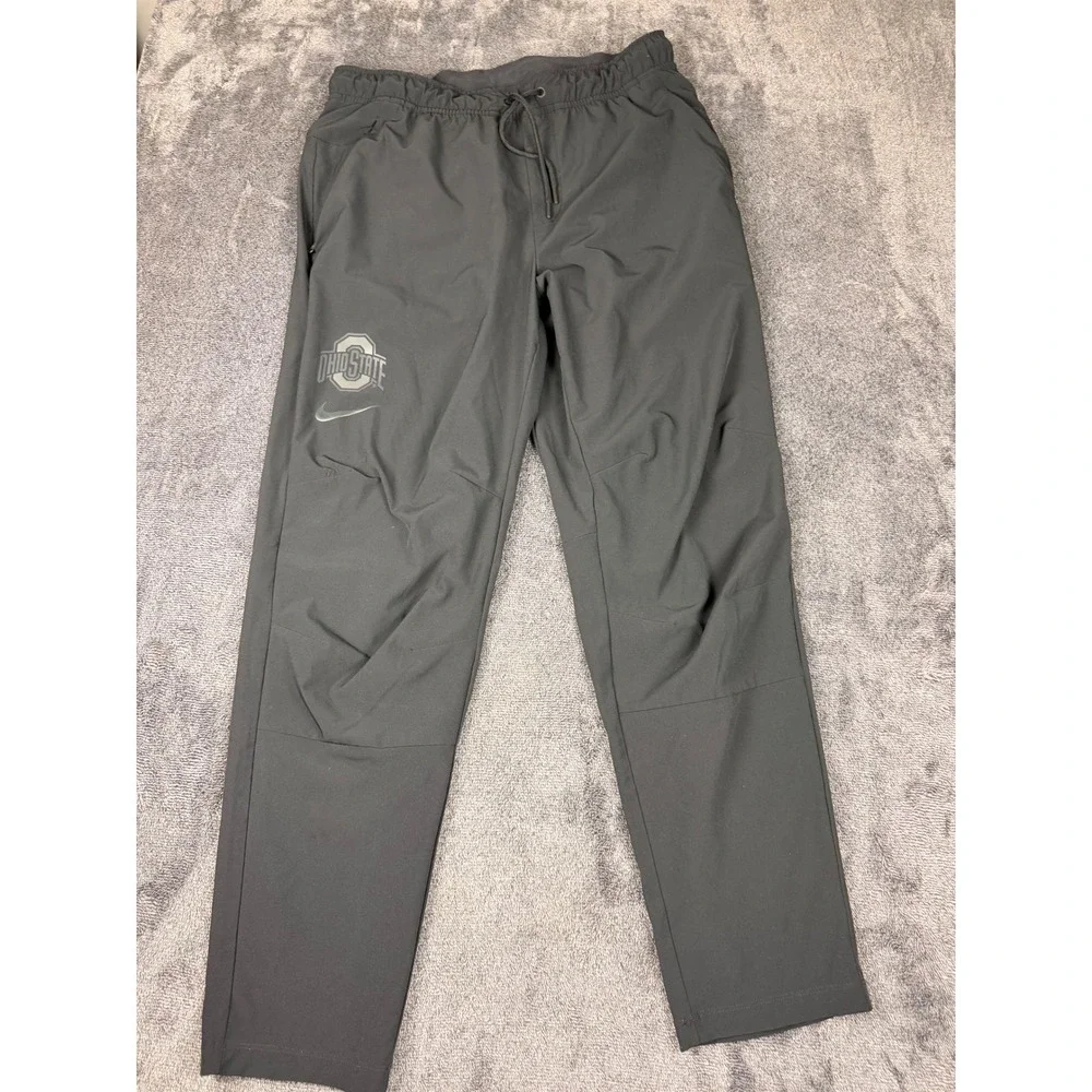 Nike Ohio State Buckeyes Dri-FIT Training Pants Mens Medium Black Joggers